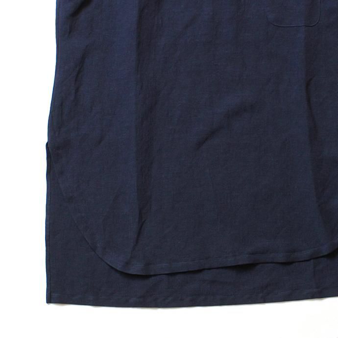 THEE Linen Long N/S Tee LV-CS-03 リネンノースリーブT ネイビー<img class='new_mark_img2' src='//img.shop-pro.jp/img/new/icons47.gif' style='border:none;display:inline;margin:0px;padding:0px;width:auto;' /> 02