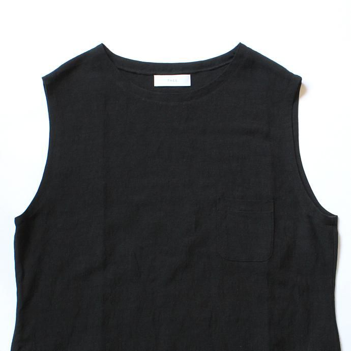 THEE Linen Long N/S Tee LV-CS-03 リネンノースリーブT ブラック<img class='new_mark_img2' src='//img.shop-pro.jp/img/new/icons47.gif' style='border:none;display:inline;margin:0px;padding:0px;width:auto;' /> 02