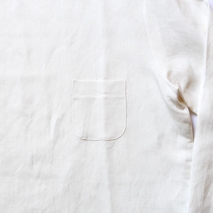 THEE Linen Long Sleeve Tee LV-CS-04 リネンロングスリーブT ホワイト<img class='new_mark_img2' src='//img.shop-pro.jp/img/new/icons47.gif' style='border:none;display:inline;margin:0px;padding:0px;width:auto;' /> 02