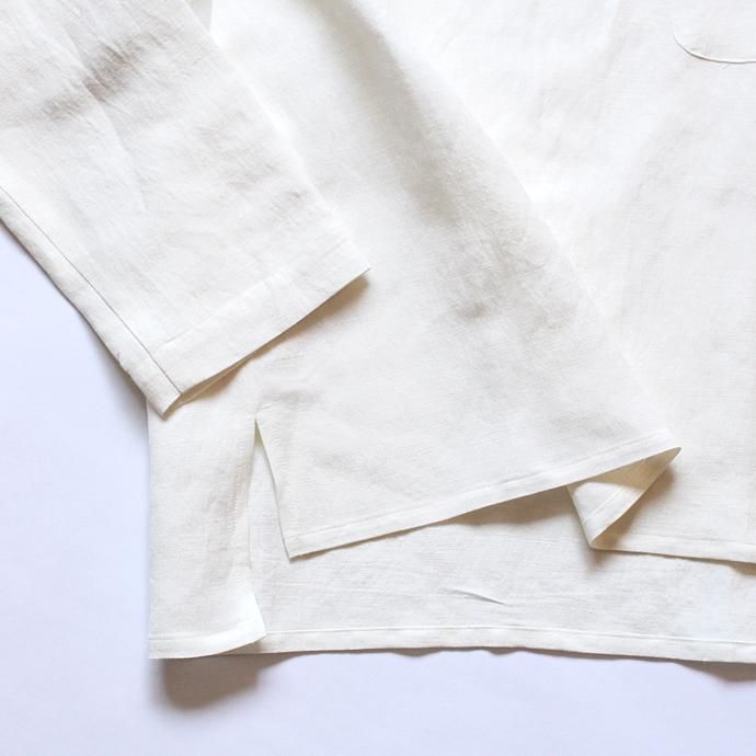 THEE Linen Long Sleeve Tee LV-CS-04 リネンロングスリーブT ホワイト<img class='new_mark_img2' src='//img.shop-pro.jp/img/new/icons47.gif' style='border:none;display:inline;margin:0px;padding:0px;width:auto;' /> 02