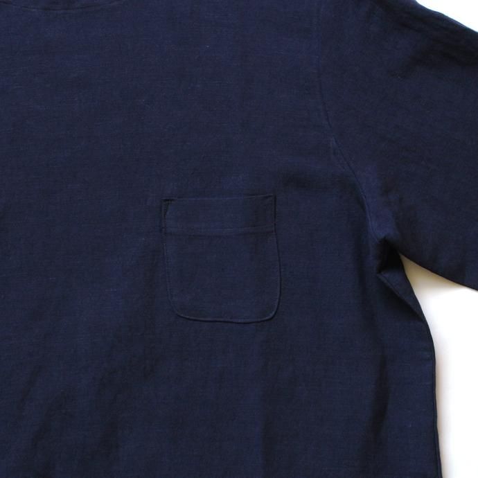 THEE Linen Long Sleeve Tee LV-CS-04 リネンロングスリーブT ネイビー<img class='new_mark_img2' src='//img.shop-pro.jp/img/new/icons47.gif' style='border:none;display:inline;margin:0px;padding:0px;width:auto;' /> 02