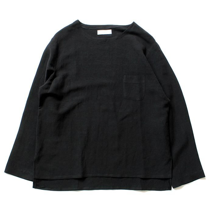 THEE Linen Long Sleeve Tee LV-CS-04 リネンロングスリーブT ブラック<img class='new_mark_img2' src='//img.shop-pro.jp/img/new/icons47.gif' style='border:none;display:inline;margin:0px;padding:0px;width:auto;' /> 01