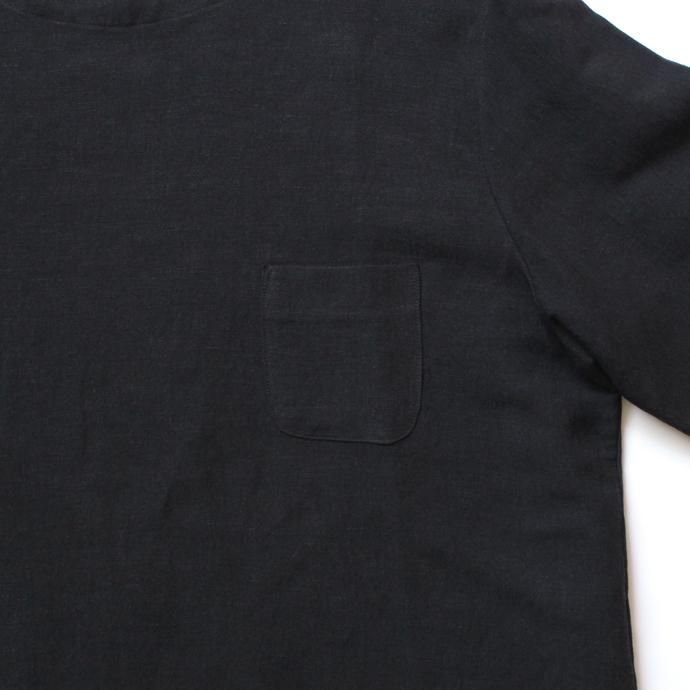 THEE Linen Long Sleeve Tee LV-CS-04 リネンロングスリーブT ブラック<img class='new_mark_img2' src='//img.shop-pro.jp/img/new/icons47.gif' style='border:none;display:inline;margin:0px;padding:0px;width:auto;' /> 02