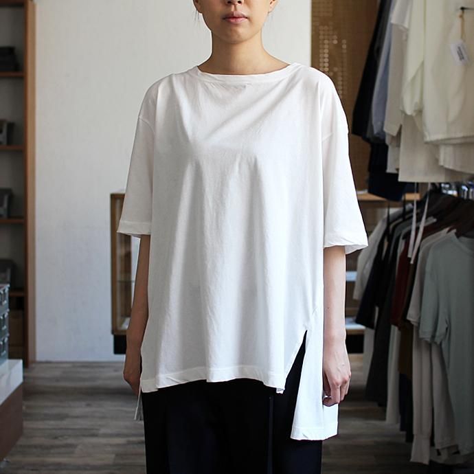smoothday ユニセックス テクノラマ オーバーサイズ スリットTシャツ SG-T001-004 Off white<img class='new_mark_img2' src='//img.shop-pro.jp/img/new/icons47.gif' style='border:none;display:inline;margin:0px;padding:0px;width:auto;' /> 02