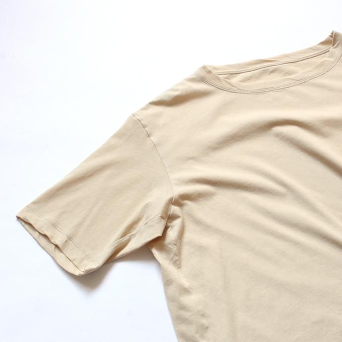 smoothday ユニセックス テクノラマ オーバーサイズ スリットTシャツ SG-T001-004 Ecru 02