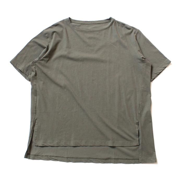 smoothday ユニセックス テクノラマ オーバーサイズ スリットTシャツ SG-T001-004 Khaki<img class='new_mark_img2' src='//img.shop-pro.jp/img/new/icons47.gif' style='border:none;display:inline;margin:0px;padding:0px;width:auto;' /> 01