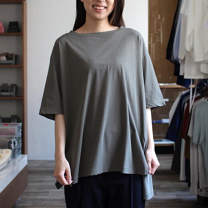 smoothday ユニセックス テクノラマ オーバーサイズ スリットTシャツ SG-T001-004 Khaki<img class='new_mark_img2' src='//img.shop-pro.jp/img/new/icons47.gif' style='border:none;display:inline;margin:0px;padding:0px;width:auto;' /> 02