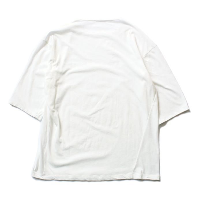 118114936 smoothday / ユニセックス テクノラマ オーバーサイズ 七分袖Tシャツ SG-T002-004 Off white<img class='new_mark_img2' src='//img.shop-pro.jp/img/new/icons47.gif' style='border:none;display:inline;margin:0px;padding:0px;width:auto;' /> 02