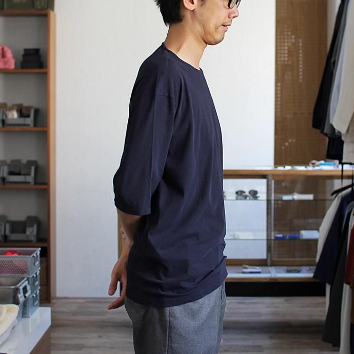 118115032 smoothday / ユニセックス テクノラマ オーバーサイズ 七分袖Tシャツ SG-T002-004 Ecru<img class='new_mark_img2' src='//img.shop-pro.jp/img/new/icons47.gif' style='border:none;display:inline;margin:0px;padding:0px;width:auto;' /> 02