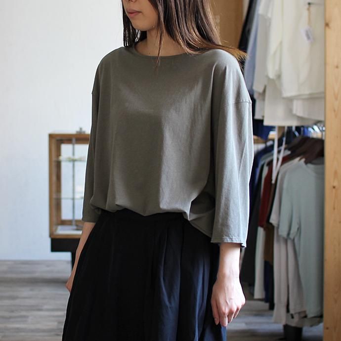 118115053 smoothday / ユニセックス テクノラマ オーバーサイズ 七分袖Tシャツ SG-T002-004 Khaki<img class='new_mark_img2' src='//img.shop-pro.jp/img/new/icons47.gif' style='border:none;display:inline;margin:0px;padding:0px;width:auto;' /> 02
