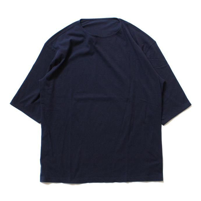118115118 smoothday / ユニセックス テクノラマ オーバーサイズ 七分袖Tシャツ SG-T002-004 Navy<img class='new_mark_img2' src='//img.shop-pro.jp/img/new/icons47.gif' style='border:none;display:inline;margin:0px;padding:0px;width:auto;' /> 02