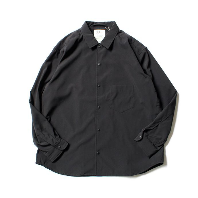 O- BAGGY SHIRT バギーシャツ O-S-04 Black 01