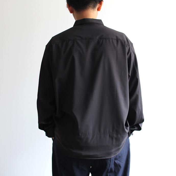 O- BAGGY SHIRT バギーシャツ O-S-04 Black 02