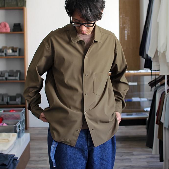 O- BAGGY SHIRT バギーシャツ O-S-04 Olive<img class='new_mark_img2' src='//img.shop-pro.jp/img/new/icons47.gif' style='border:none;display:inline;margin:0px;padding:0px;width:auto;' /> 02