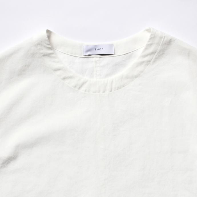 118273507 THEE(シー)/ Oversize Tee RN-CS-01 シャツ素材オーバーサイズTシャツ ホワイト<img class='new_mark_img2' src='//img.shop-pro.jp/img/new/icons47.gif' style='border:none;display:inline;margin:0px;padding:0px;width:auto;' /> 02