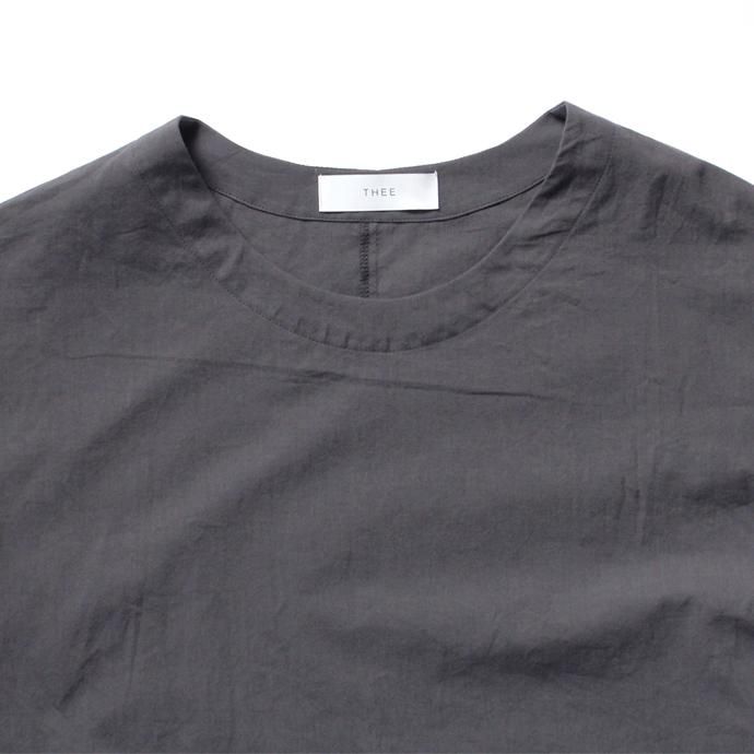 THEE Oversize Tee RN-CS-01 シャツ素材オーバーサイズTシャツ グレー<img class='new_mark_img2' src='//img.shop-pro.jp/img/new/icons47.gif' style='border:none;display:inline;margin:0px;padding:0px;width:auto;' /> 02