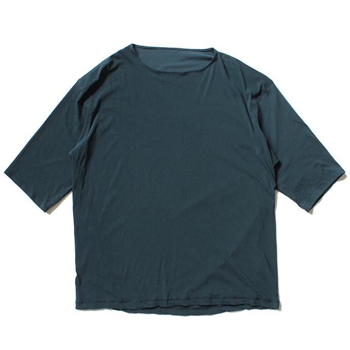 119707766 smoothday / ユニセックス コズモラマ ハイゲージ天竺 オーバーサイズ 七分袖Tシャツ SH-T001-001 Deep blue<img class='new_mark_img2' src='//img.shop-pro.jp/img/new/icons47.gif' style='border:none;display:inline;margin:0px;padding:0px;width:auto;' /> 01