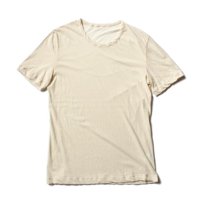 119708360 smoothday / メンズ コズモラマ ハイゲージ天竺 クルーネックTシャツ SH-T050-001 Ecru<img class='new_mark_img2' src='//img.shop-pro.jp/img/new/icons47.gif' style='border:none;display:inline;margin:0px;padding:0px;width:auto;' /> 01