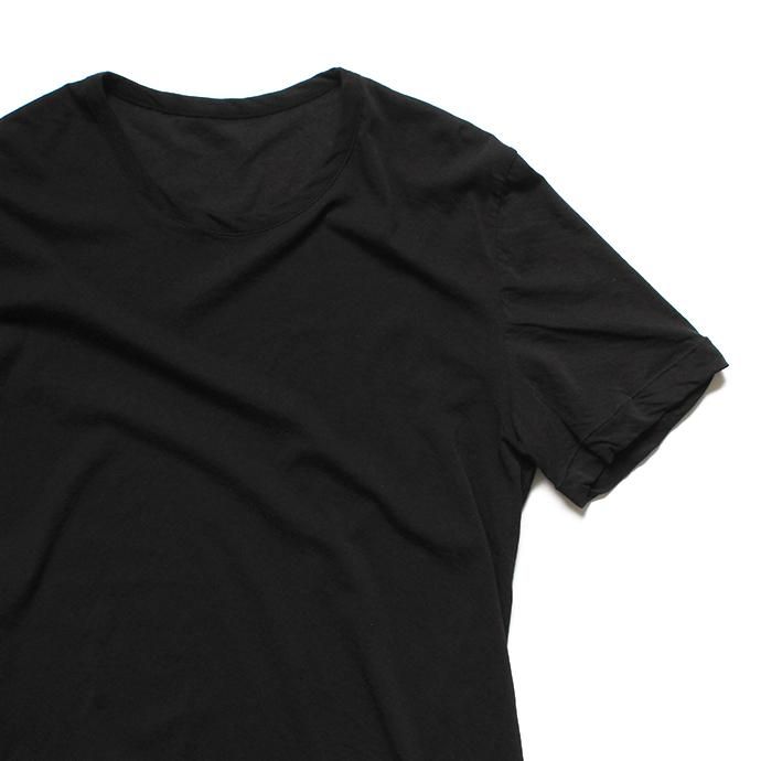 119708412 smoothday / メンズ コズモラマ ハイゲージ天竺 クルーネックTシャツ SH-T050-001 Black 02