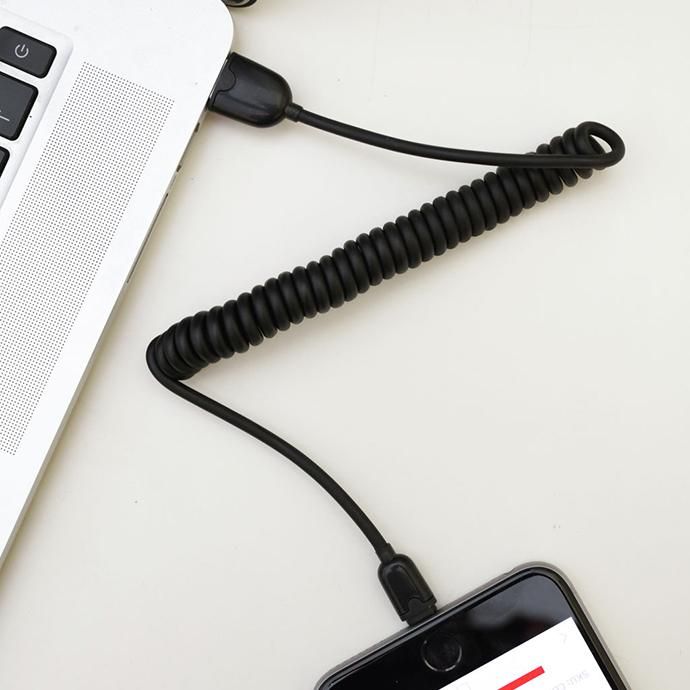Other Brands KIKKERLAND / Telephone Charging Cable - Black テレフォン チャージングケーブル ブラック<img class='new_mark_img2' src='//img.shop-pro.jp/img/new/icons47.gif' style='border:none;display:inline;margin:0px;padding:0px;width:auto;' /> 02