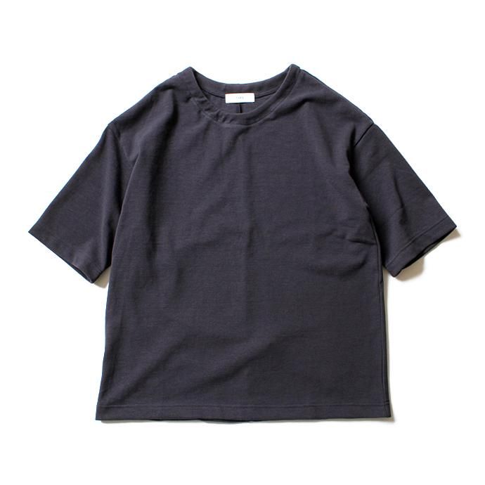 120175340 THEE(シー)/ Oversize Kanoko Tee OC-CS-04 鹿の子素材オーバーサイズTシャツ チャコール<img class='new_mark_img2' src='//img.shop-pro.jp/img/new/icons47.gif' style='border:none;display:inline;margin:0px;padding:0px;width:auto;' /> 01