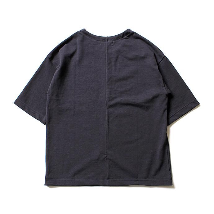 120175340 THEE(シー)/ Oversize Kanoko Tee OC-CS-04 鹿の子素材オーバーサイズTシャツ チャコール<img class='new_mark_img2' src='//img.shop-pro.jp/img/new/icons47.gif' style='border:none;display:inline;margin:0px;padding:0px;width:auto;' /> 02