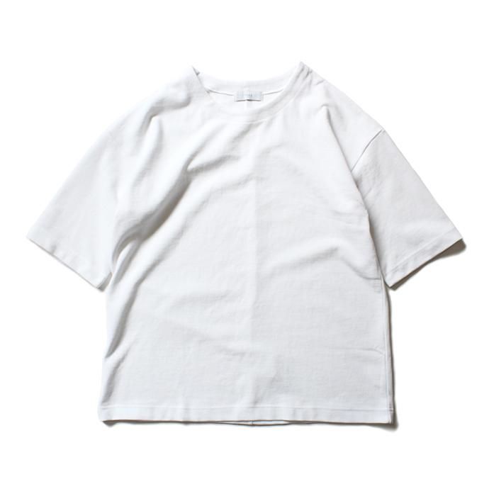 120175359 THEE(シー)/ Oversize Kanoko Tee OC-CS-04 鹿の子素材オーバーサイズTシャツ ホワイト<img class='new_mark_img2' src='//img.shop-pro.jp/img/new/icons47.gif' style='border:none;display:inline;margin:0px;padding:0px;width:auto;' /> 01