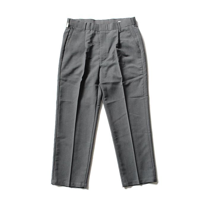 120189561 Hexico / Deformer 1-Tuck Pants - Ex. U.S. Action Slacks リメイクワンタックスラックス - Charcoal 32 01