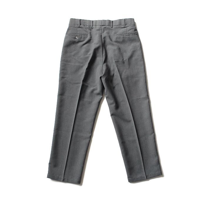 120189561 Hexico / Deformer 1-Tuck Pants - Ex. U.S. Action Slacks リメイクワンタックスラックス - Charcoal 32 02