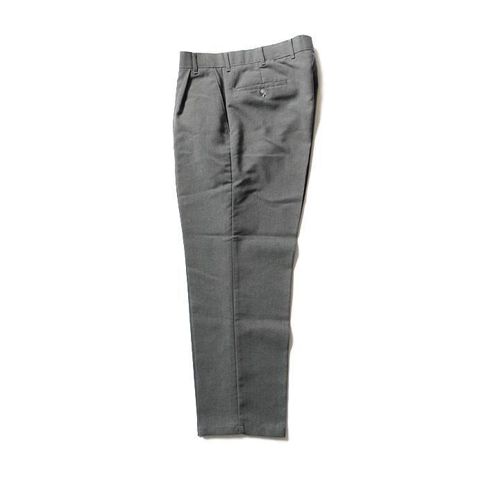 120189561 Hexico / Deformer 1-Tuck Pants - Ex. U.S. Action Slacks リメイクワンタックスラックス - Charcoal 32 02