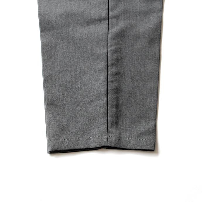 120189561 Hexico / Deformer 1-Tuck Pants - Ex. U.S. Action Slacks リメイクワンタックスラックス - Charcoal 32 02