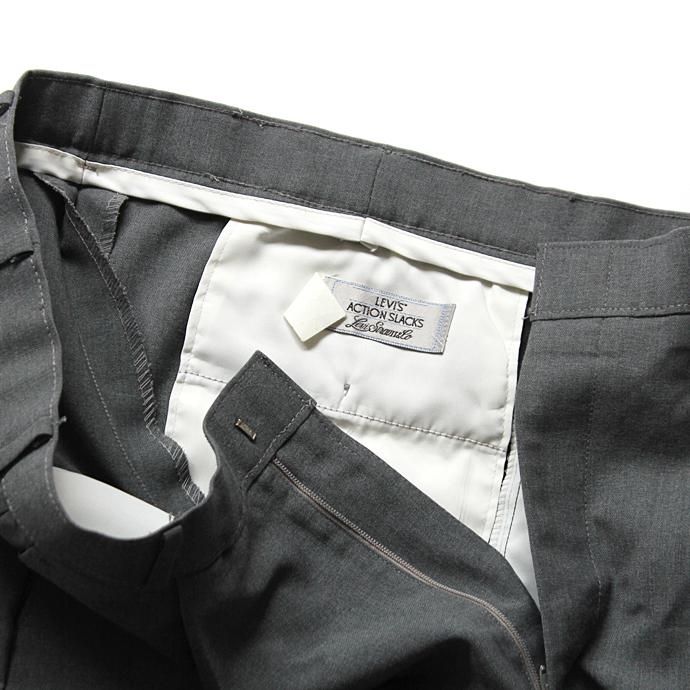 120189561 Hexico / Deformer 1-Tuck Pants - Ex. U.S. Action Slacks リメイクワンタックスラックス - Charcoal 32 02