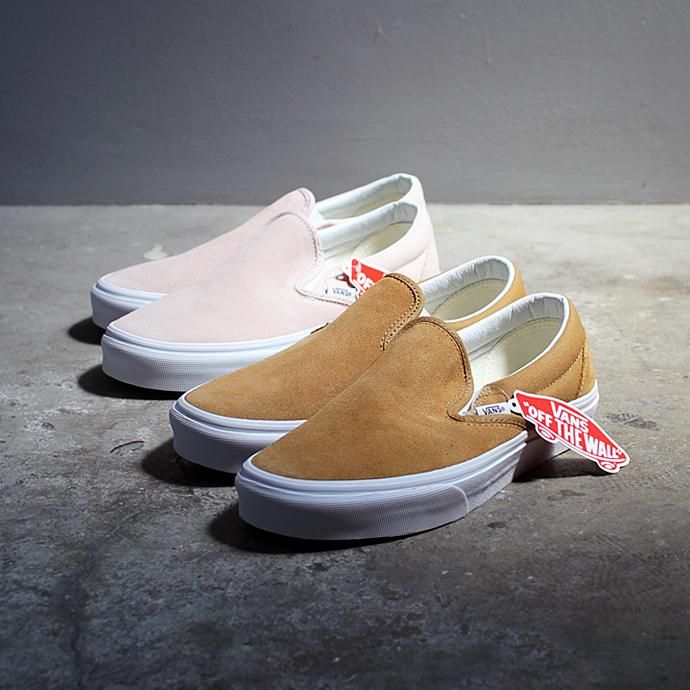 120432189 VANS / Suede Slip-On - Sepia Rose VN0A38F7OT1 ヴァンズ スウェードスリッポン セピアローズ 02