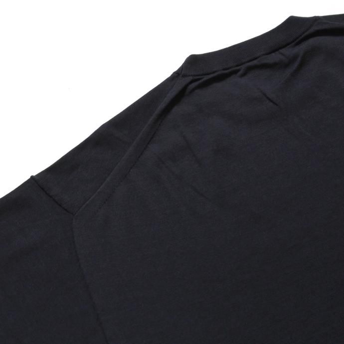 crepuscule crepuscule / S/S Knit Tee 1703-001 - Navy シルク混ハイゲージ半袖ニットT ネイビー 02
