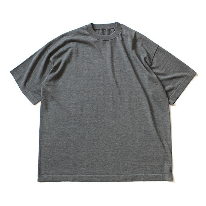 crepuscule crepuscule / S/S Knit Tee 1703-001 - C.Gray シルク混ハイゲージ半袖ニットT チャコールグレー<img class='new_mark_img2' src='//img.shop-pro.jp/img/new/icons47.gif' style='border:none;display:inline;margin:0px;padding:0px;width:auto;' /> 01