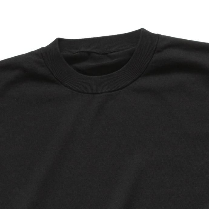 crepuscule crepuscule / S/S Knit Tee 1703-001 - Black シルク混ハイゲージ半袖ニットT ブラック 02