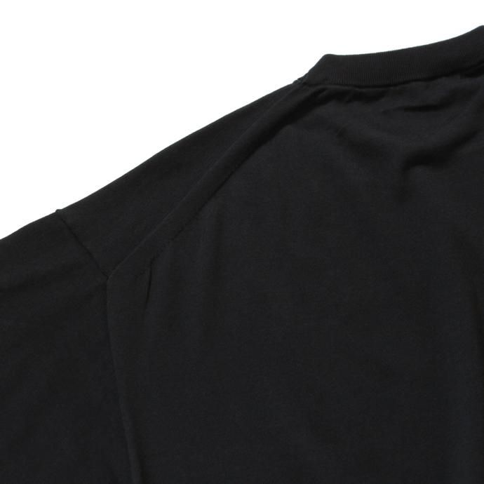 crepuscule crepuscule / S/S Knit Tee 1703-001 - Black シルク混ハイゲージ半袖ニットT ブラック 02