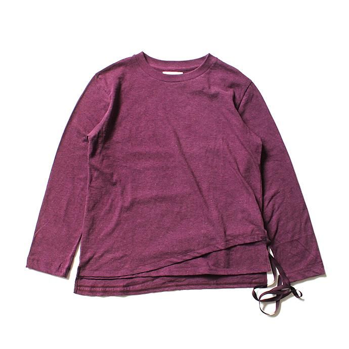 THEE THEE(シー)/ カットソー Tuck in VC-CS-02 - Burgundy 01