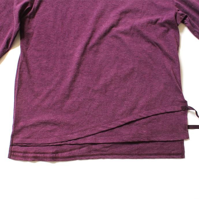 THEE THEE(シー)/ カットソー Tuck in VC-CS-02 - Burgundy 02