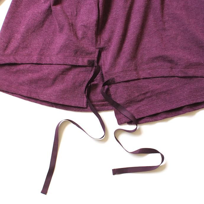 THEE THEE(シー)/ カットソー Tuck in VC-CS-02 - Burgundy 02