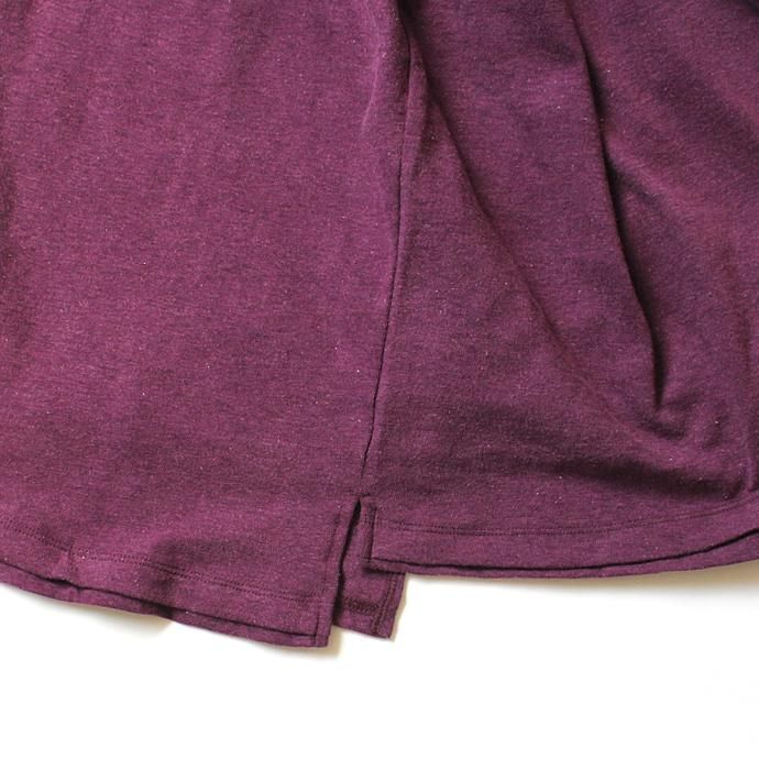 THEE THEE(シー)/ カットソー Tuck in VC-CS-02 - Burgundy 02