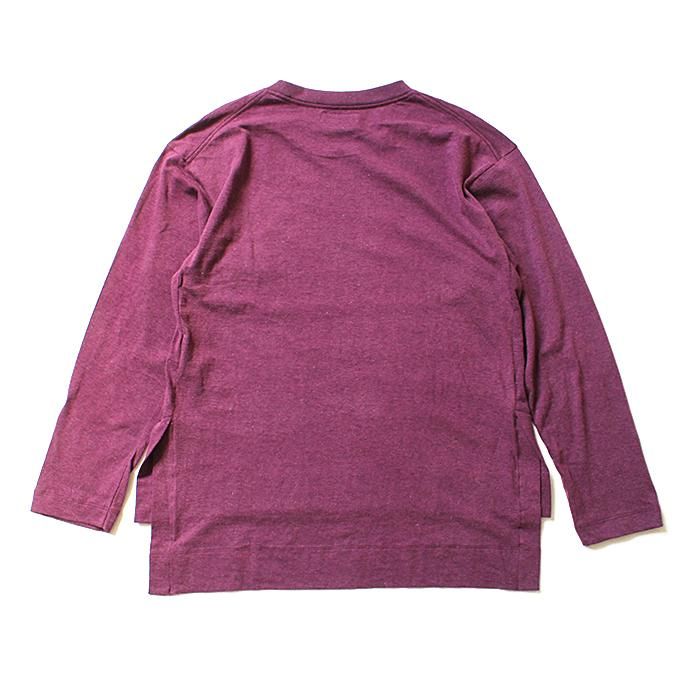 121105122 THEE(シー)/ カットソー Slit VC-CS-03 - Burgundy 02