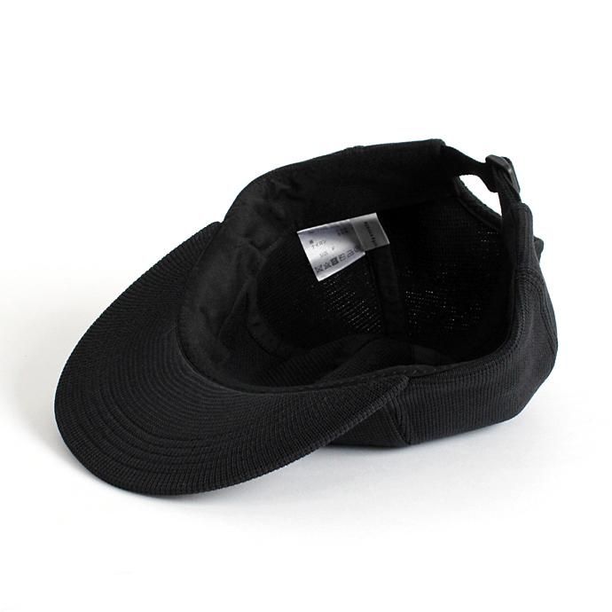 crepuscule B.B.Cap 1703-016 Black ニットベースボールキャップ ブラック 02