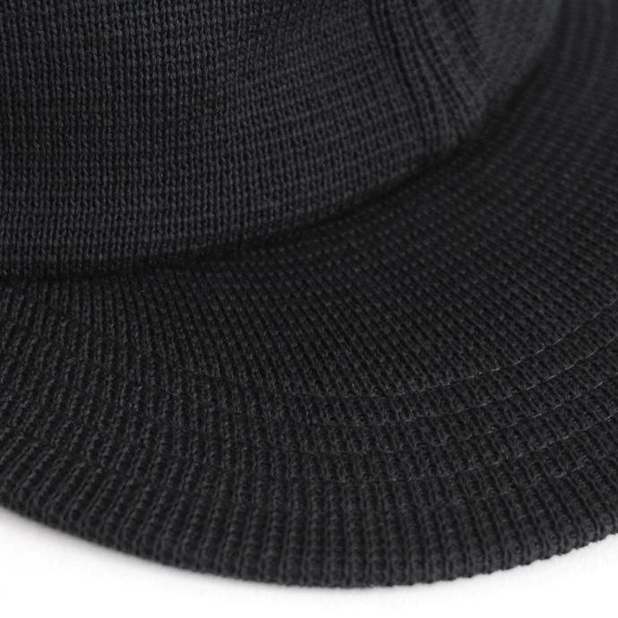 crepuscule B.B.Cap 1703-016 Black ニットベースボールキャップ ブラック 02