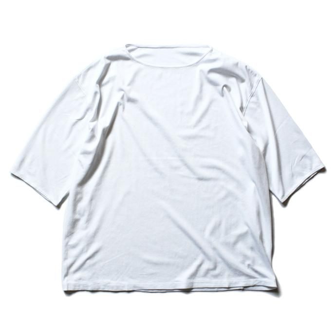 smoothday(スムースデイ) ユニセックス ディオラマ スムース オーバーサイズ 七分袖Tシャツ SH-T004-002 White 01