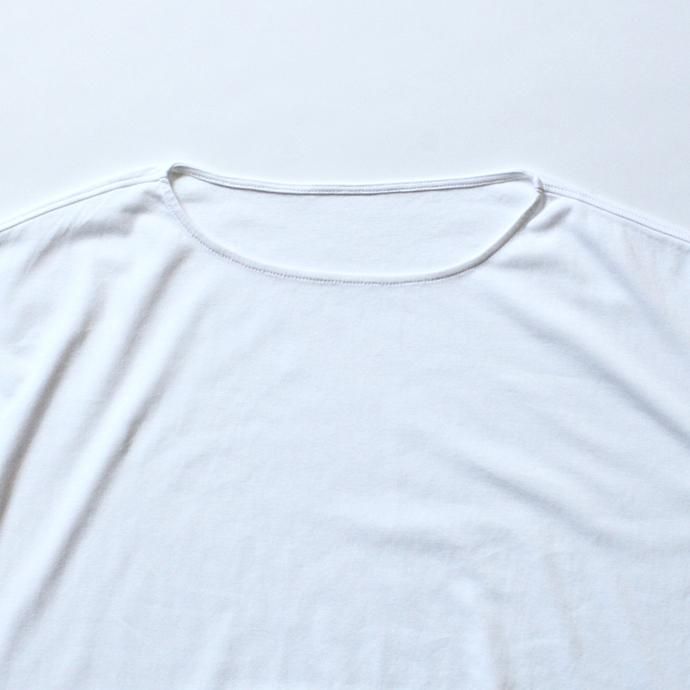 smoothday(スムースデイ) ユニセックス ディオラマ スムース オーバーサイズ 七分袖Tシャツ SH-T004-002 White 02