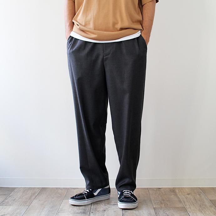 121458374 THEE(シー)/ tapered easy slacks テーパード イージースラックス MT-PT-03 - Charcoal<img class='new_mark_img2' src='//img.shop-pro.jp/img/new/icons47.gif' style='border:none;display:inline;margin:0px;padding:0px;width:auto;' /> 01