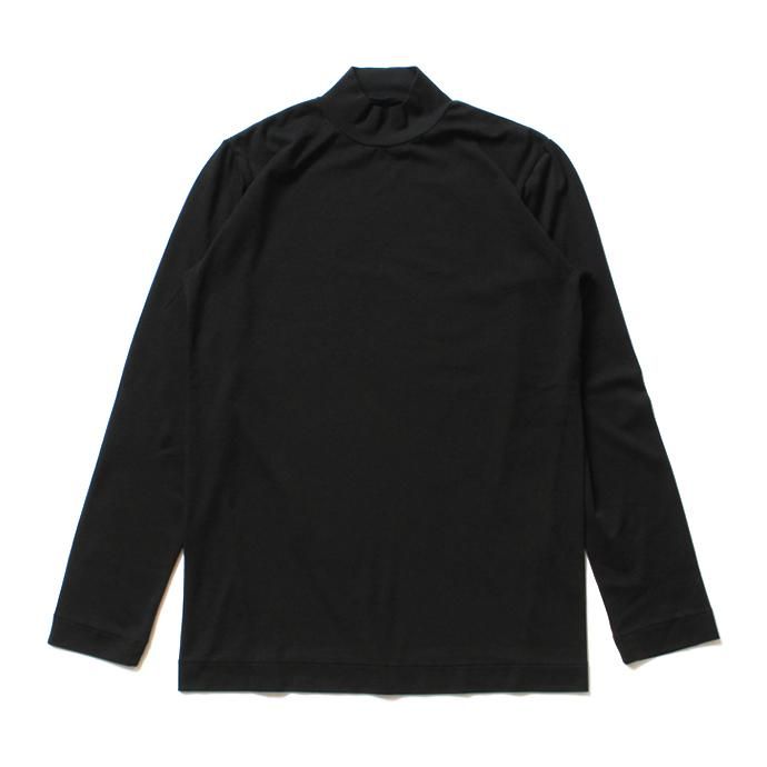 smoothday(スムースデイ) メンズ ディオラマ スムース モックネック長袖Tシャツ SH-T052-002 Black<img class='new_mark_img2' src='//img.shop-pro.jp/img/new/icons47.gif' style='border:none;display:inline;margin:0px;padding:0px;width:auto;' /> 01
