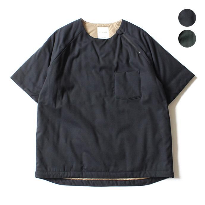 121811878 STILL BY HAND / シンサレート中綿入り半袖プルオーバー BL0273 - 全2色<img class='new_mark_img2' src='//img.shop-pro.jp/img/new/icons47.gif' style='border:none;display:inline;margin:0px;padding:0px;width:auto;' /> 01