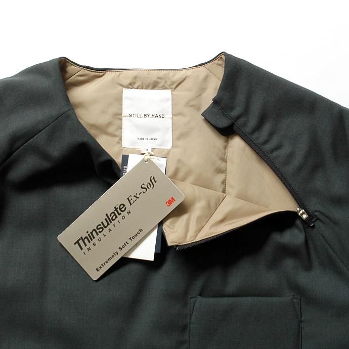 121811878 STILL BY HAND / シンサレート中綿入り半袖プルオーバー BL0273 - 全2色<img class='new_mark_img2' src='//img.shop-pro.jp/img/new/icons47.gif' style='border:none;display:inline;margin:0px;padding:0px;width:auto;' /> 02